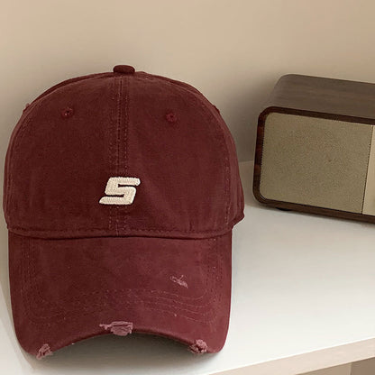 Herren Distressed Baumwolle Verstellbare Baseballmütze Brehn