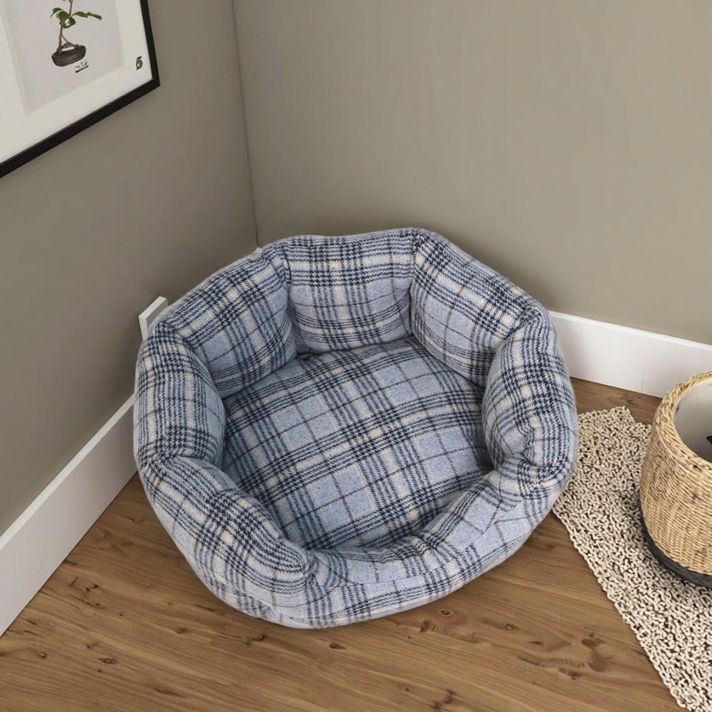 Komfortverbessertes gestepptes Hundebett