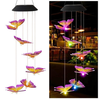 Dekorativer Flamingo Hängemobil Windspiel Gartenornament Brehn