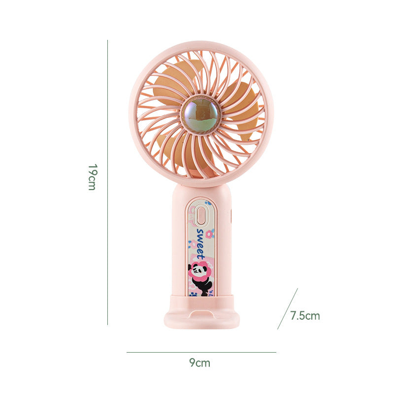Damen Tragbarer Mini Ventilator mit niedlichem Panda-Design Brehn
