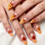 Herbst-Themen Gel-Nagelverlängerungen Brehn