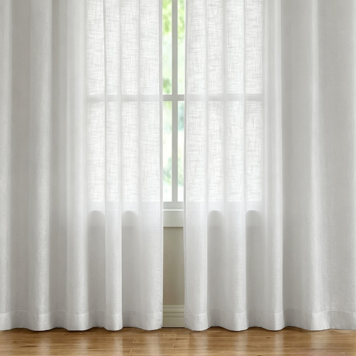 Durchsichtige Leinen-Fenstervorhänge Brehn