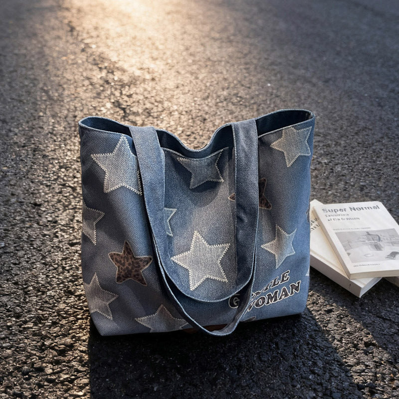 Chic Denim Patchrk Tragetasche Brehn