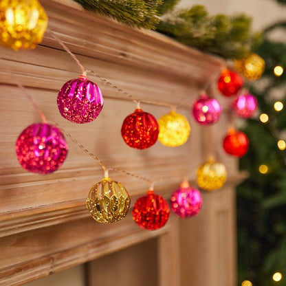 Farbige LED Weihnachtslichterkette Brehn