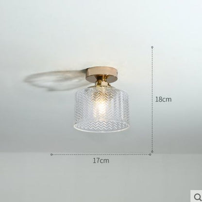 Vintage Glas Flush Mount Licht