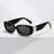 Damen stilvolle quadratische Sonnenbrille mit modernem Kunststoffrahmen Brehn