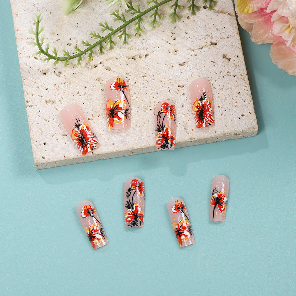 Kunstnägel mit exklusivem Floral-Design Brehn