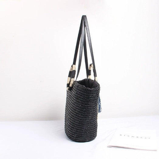 Damen Geflochtene Freizeit Tasche Brehn