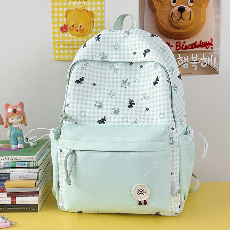 Mädchen Süßer Cartoon-Themen Schulrucksack