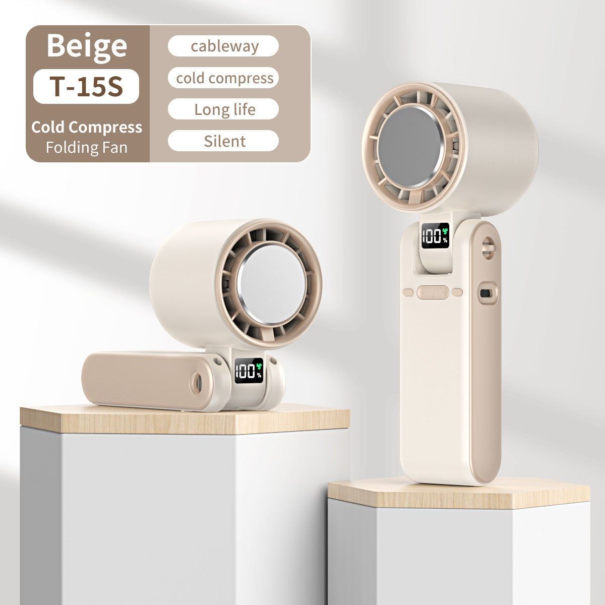 Damen Tragbarer Kaltkompressionsventilator Brehn