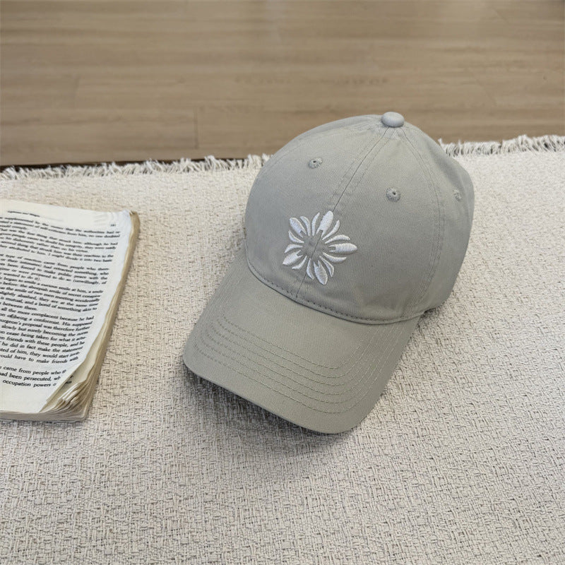 Damens Baseball-Cap mit Blumenstickerei Brehn
