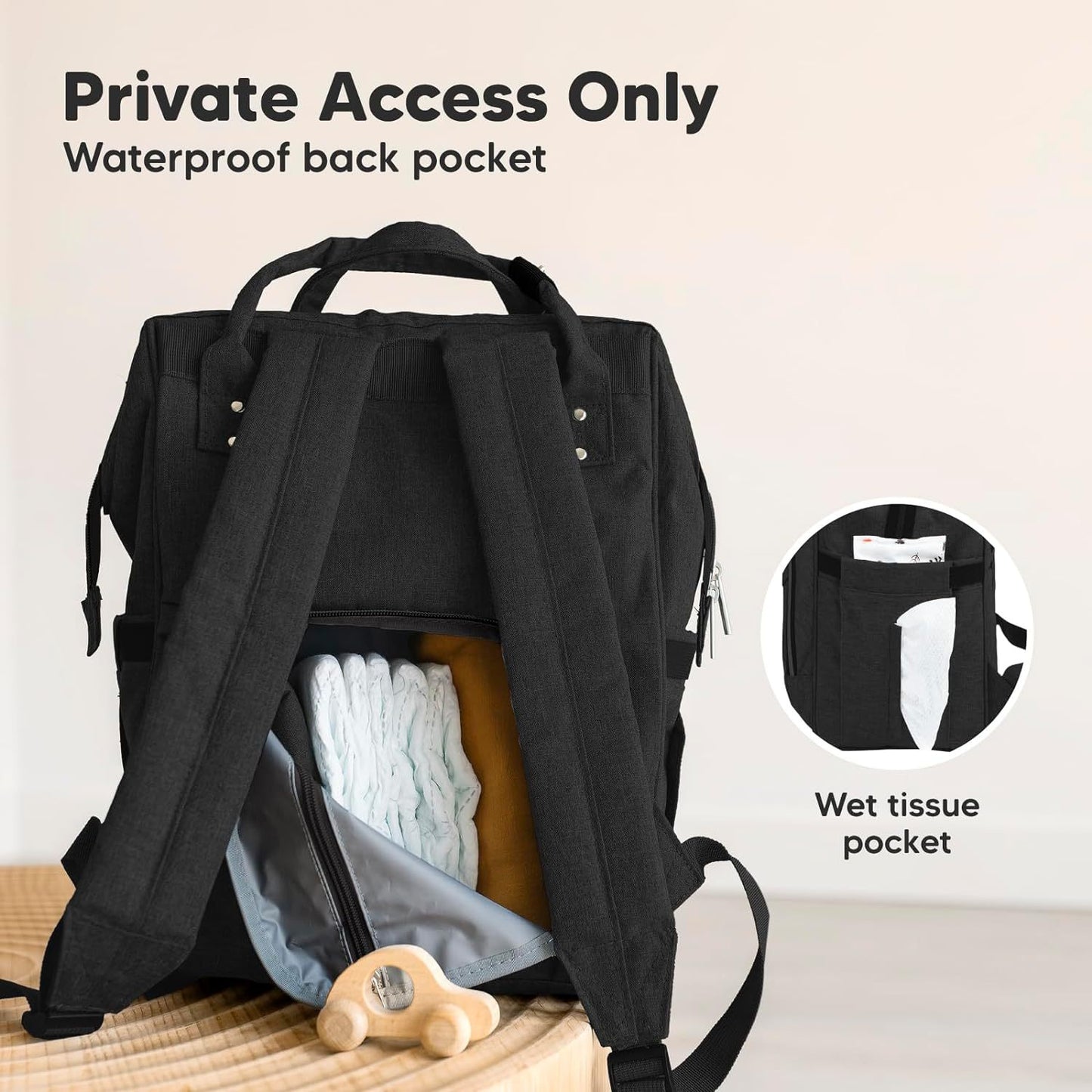 Multifunktionale Wickeltasche Brehn
