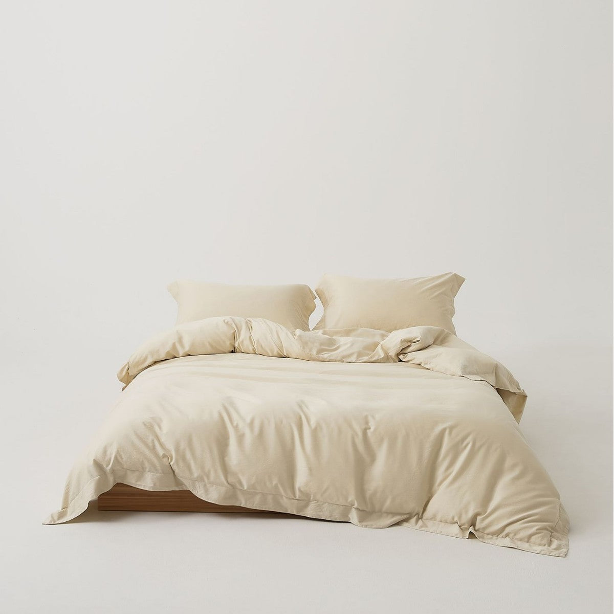 Bürstet Baumwolle Percale Bettbezug mit passendem Kissenbezug und Spannbetttuch