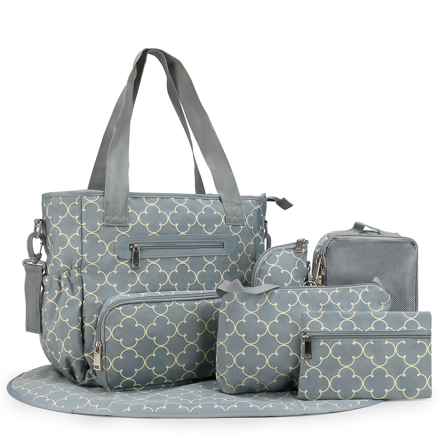 Stilvolle Wickeltasche-Set Brehn