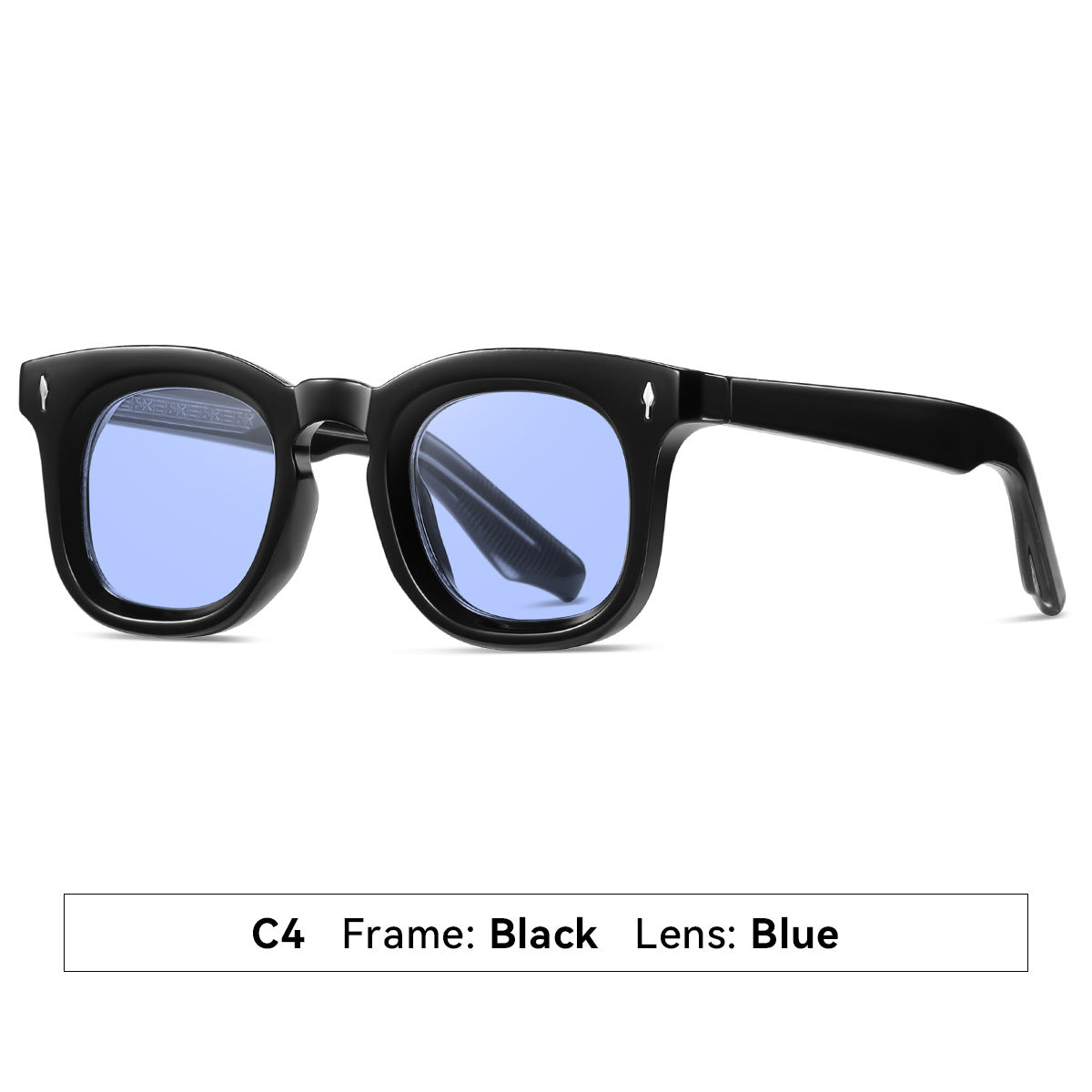 Damen Sonnenbrille im modernen quadratischen Design mit UV-Schutz Brehn
