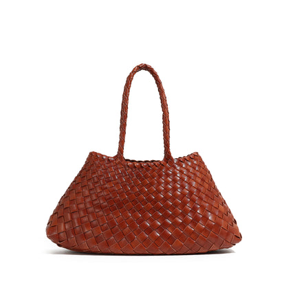 Handgefertigter Geflochtener Leder Tote Brehn
