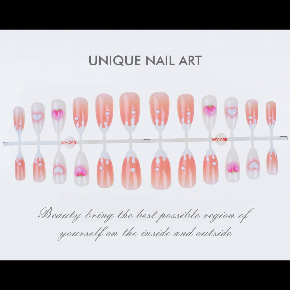 Dekoratives Press-On Nagelset Brehn
