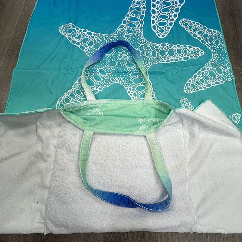 Multifunktionales Strandtuch und Tragetasche Brehn