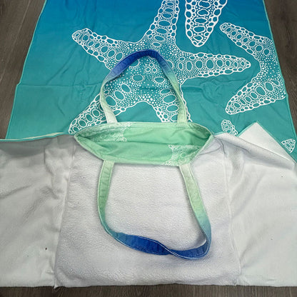 Multifunktionales Strandtuch und Tragetasche Brehn