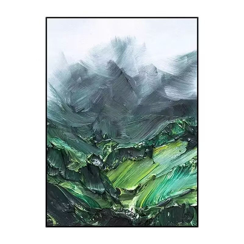 Texturiertes Landschaftsleinwanddruck