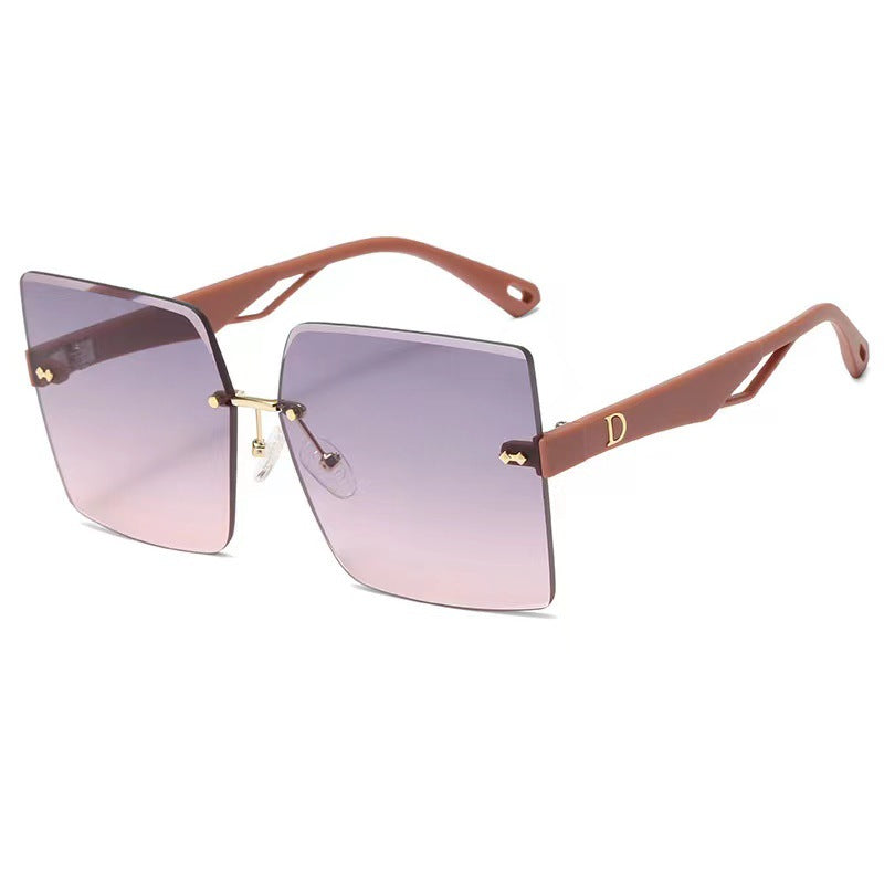 Damen modische quadratische Sonnenbrille mit luxuriösem und elegantem Rahmen Brehn