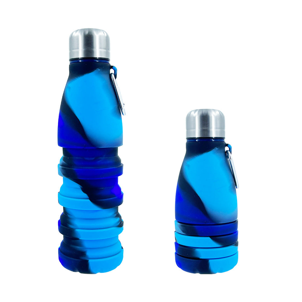 Damen zusammenfaltbare Silikon Wasserflasche Brehn