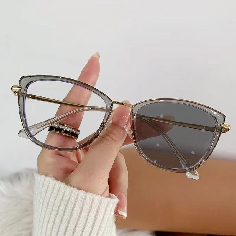 Damen modische Cat-Eye Sonnenbrille mit UV-Schutz und ergonomischem Design Brehn