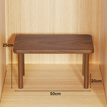 Verstellbarer Mehrhöhe Holz Monitorständer und Desktop Regal