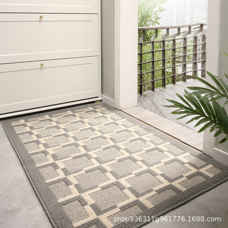 Stylischer geometrischer Teppich