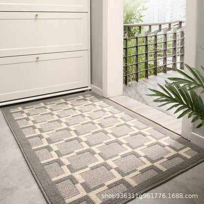 Stylischer geometrischer Teppich