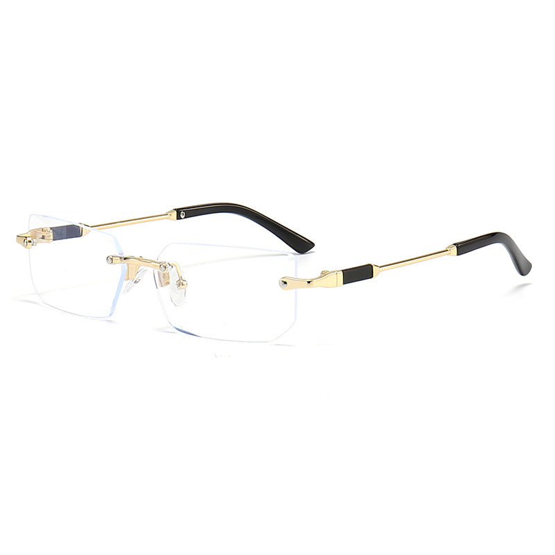 Damen elegante und modische Sonnenbrille mit transparentem Rahmen Brehn