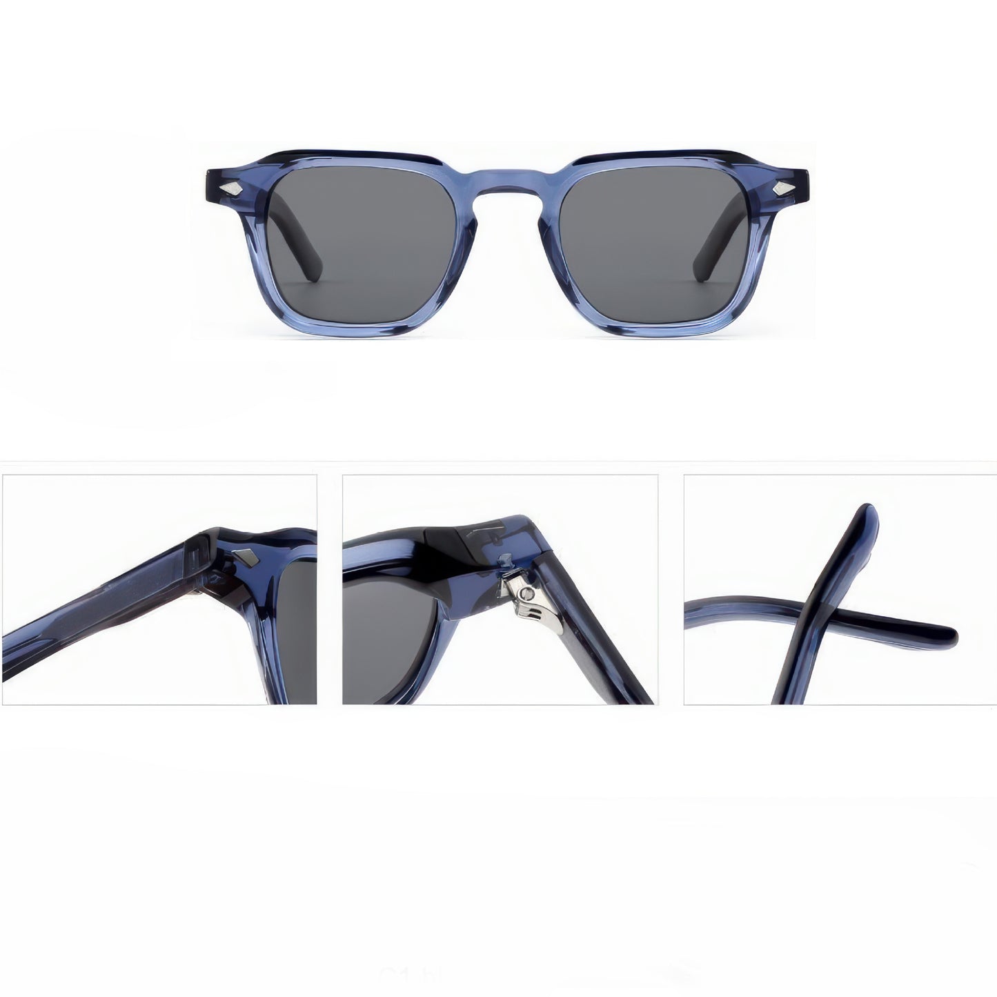 Damen Sonnenbrille im modernen, transparenten Design mit polarisierten Gläsern Brehn