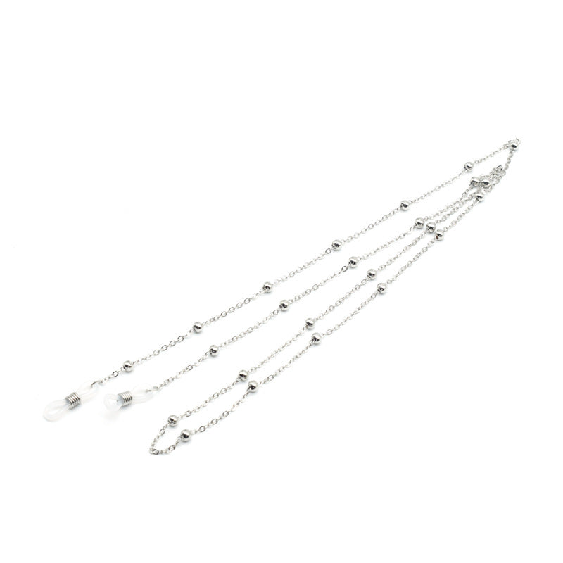Gestufte Metallische Brillen Kette Brehn