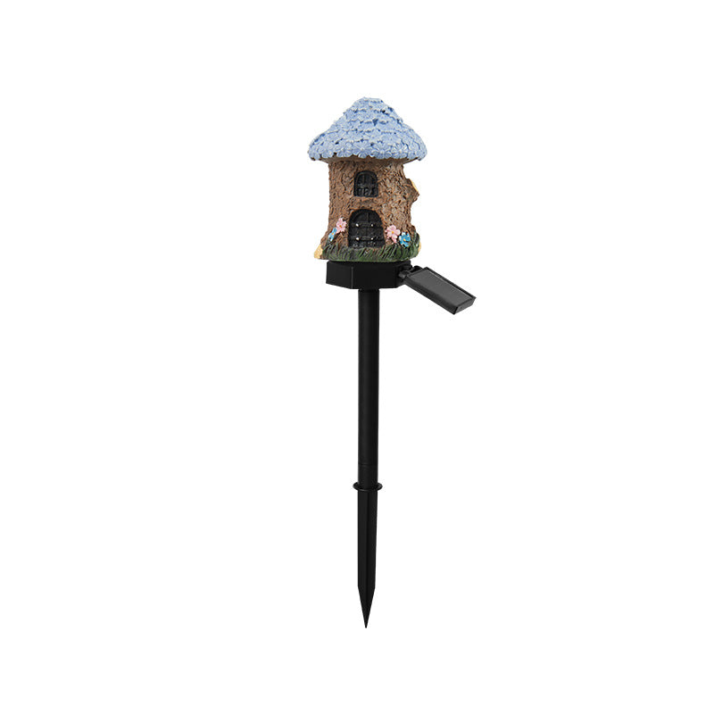 Verspielt Solar-betriebene LED Fee Haus Garten Stecker Brehn