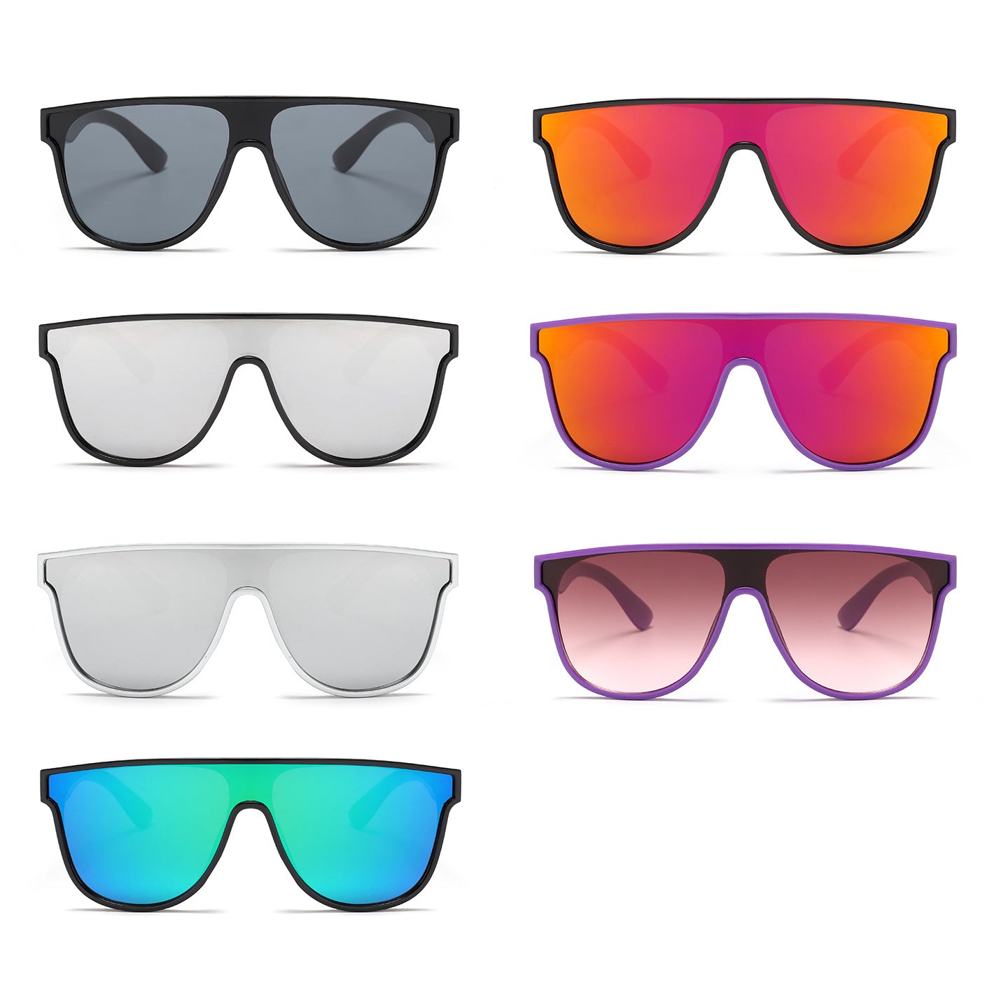 Fashion Forward Shield Sonnenbrille Brehn