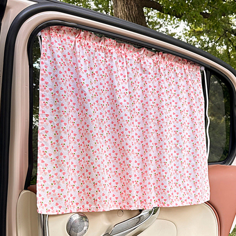 Unisex nan Sonnenschutz-Autovorhang mit elastischem Befestigungsband und blickdichter Baumwollmischung Brehn