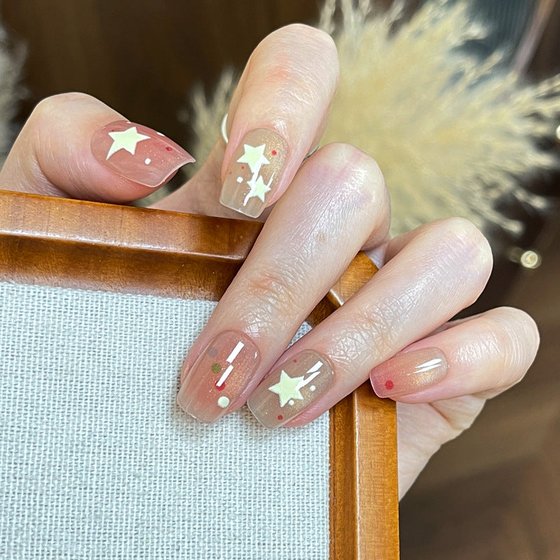 Elegante Nagelkunst Press-On Nägel Brehn