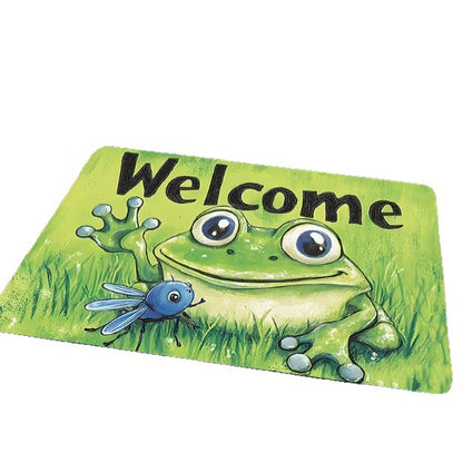 Niedlicher Cartoon-Frosch Willkommensmatte Brehn