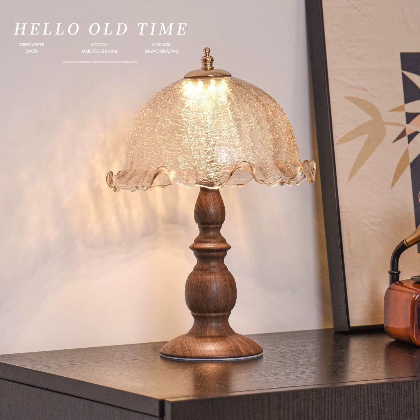 Vintage elegante Tischlampe