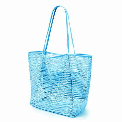 Geräumige Mesh Strandtasche Brehn