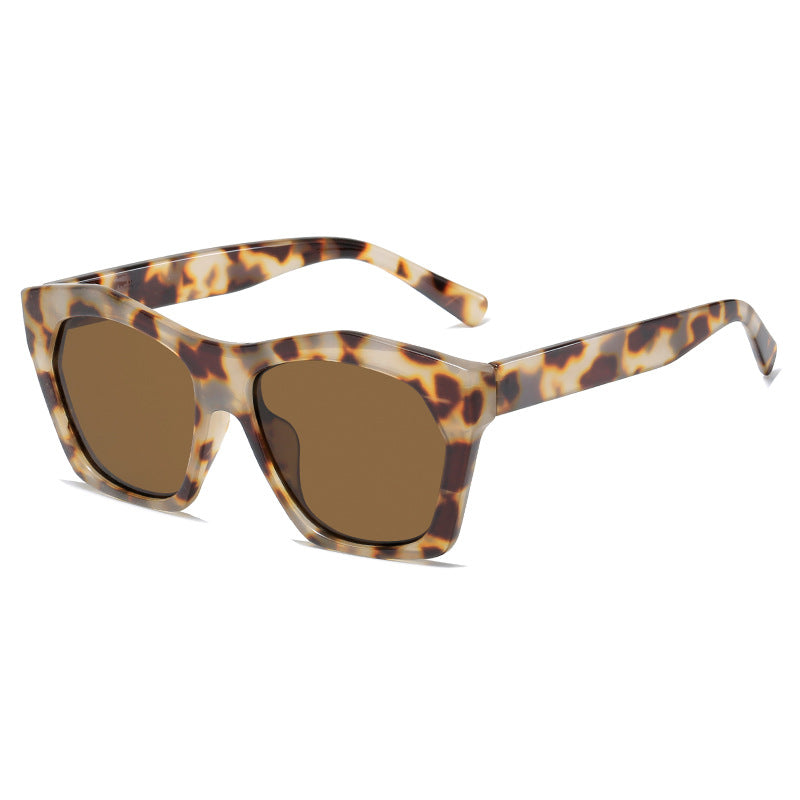 Damen modische Sonnenbrille im auffälligen Leopardenmuster Brehn