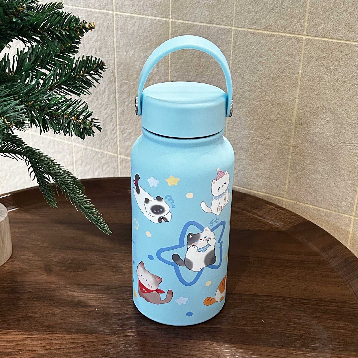 Damen Isoliertrinkflasche mit fröhlichem Tiermotiv Brehn