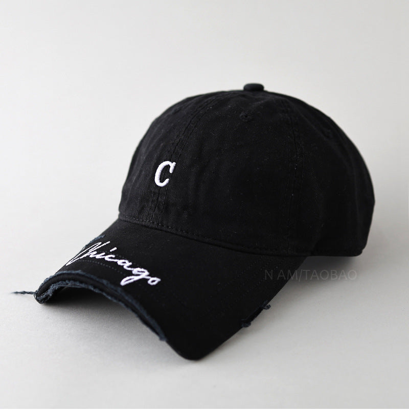 Herren Casual Distressed Baseball Cap Brehn