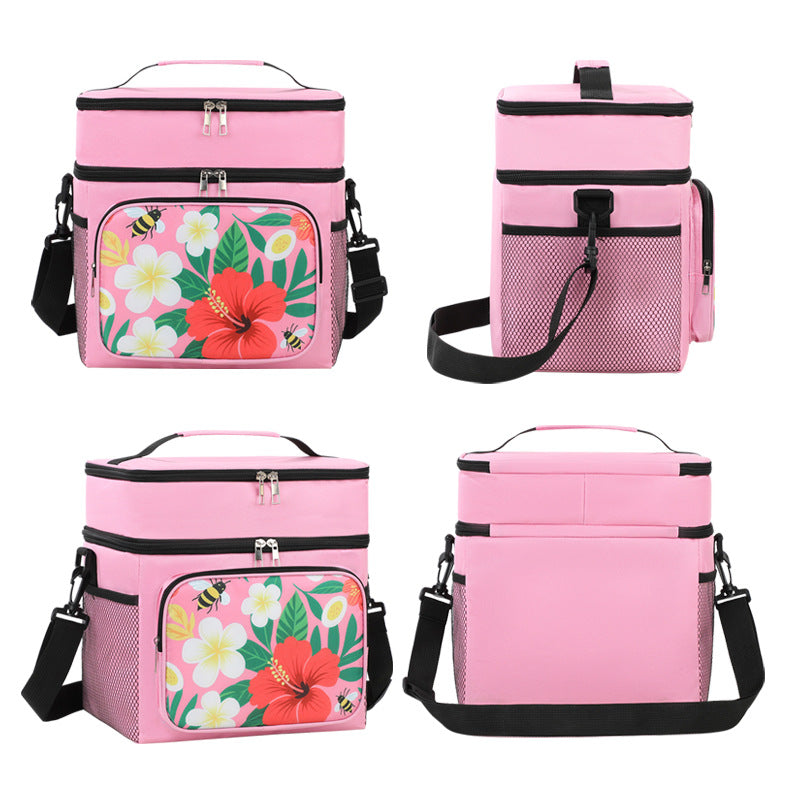 Isolierte Blumen-Lunch-Kühltasche Brehn