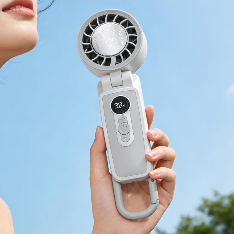 Damen Tragbarer Handventilator mit LED-Anzeige Brehn