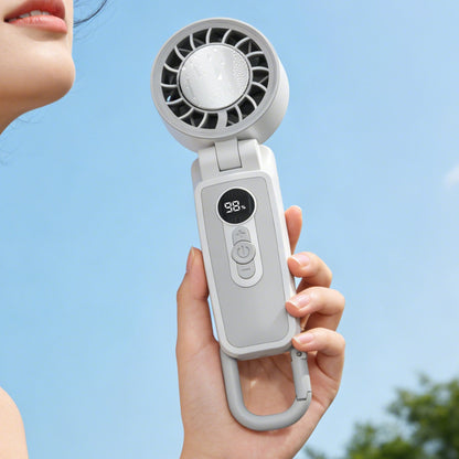 Damen Tragbarer Handventilator mit LED-Anzeige Brehn