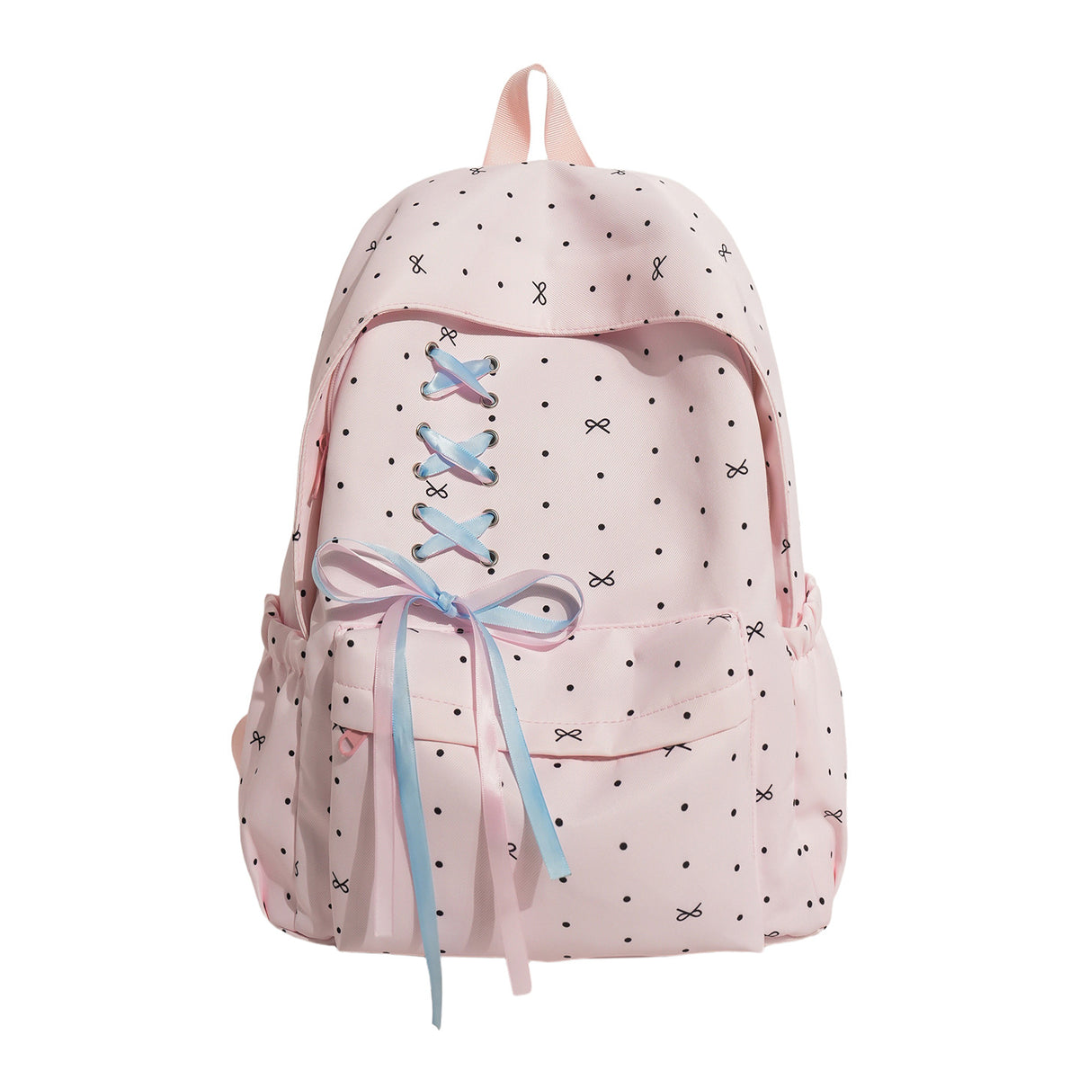 Stylische Schnürverschluss verzierten Rucksack Brehn