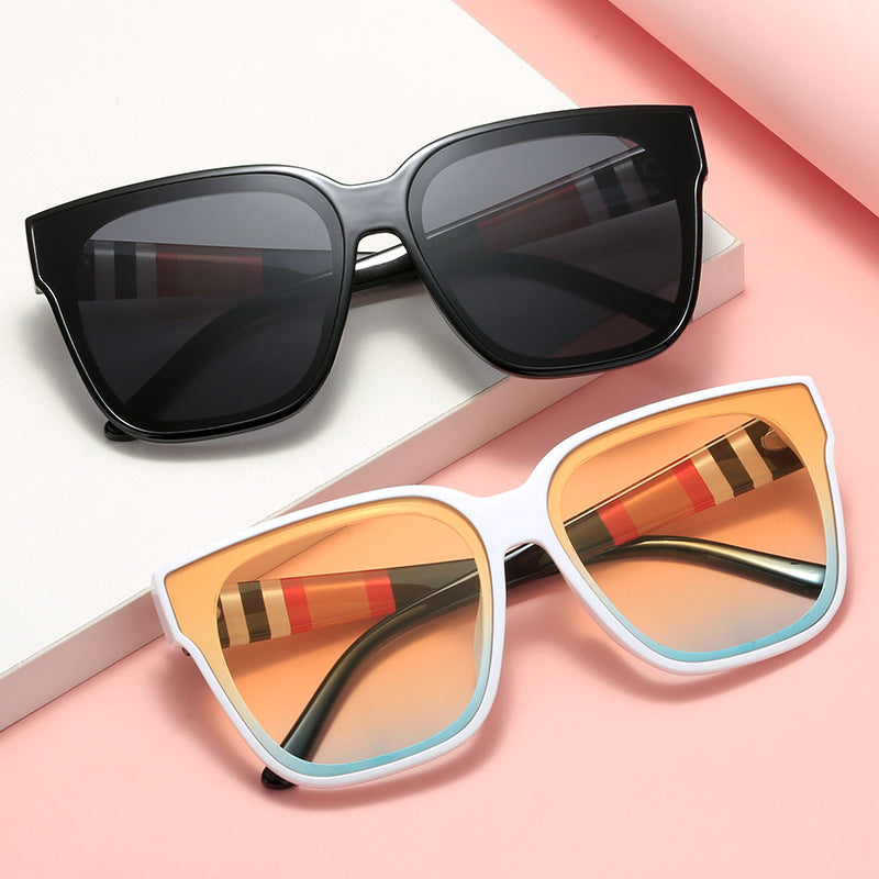 Damen modische Sonnenbrille mit markantem Oversized-Rahmen und UV-Schutz Brehn