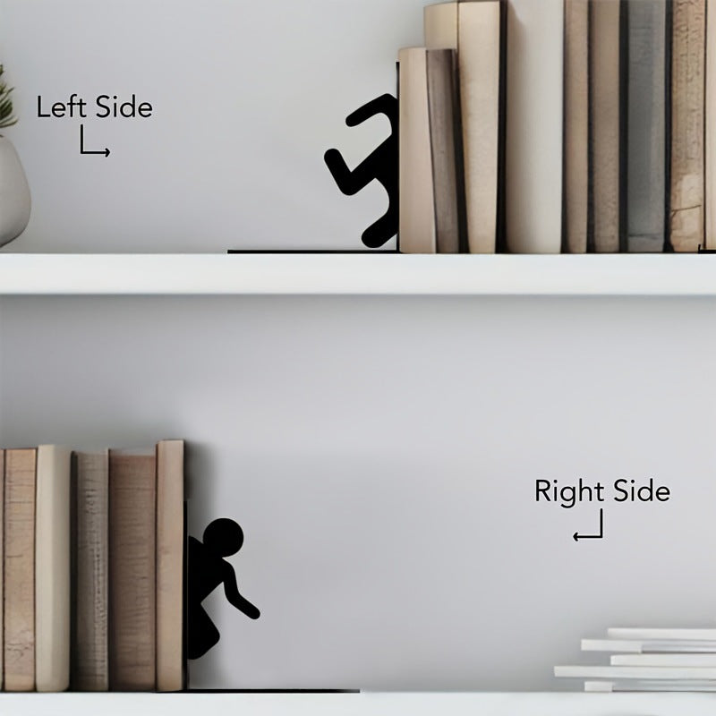 Verspielte figurative Buchstützen