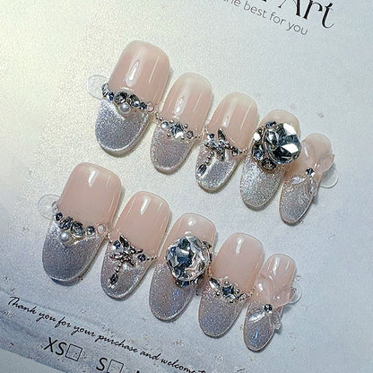 Premium French Tip Press-On Nails Brehn